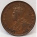 AUSTRALIA 1922 .  ONE 1 PENNY . INDIAN DIE 